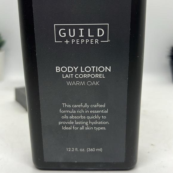 Guild + Pepper Warm Oak Body Wash +Body Lotion 12.2 fl oz each +2 Soap Bars NWOT - Picture 3 of 5